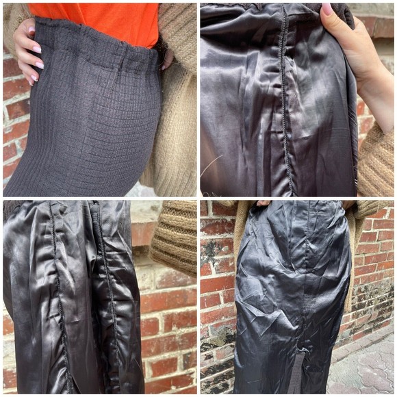 Rundholz Women’s Wool Blend Brown Maxi Pencil Skirt Lagenlook Style Size L-XL - Picture 11 of 11